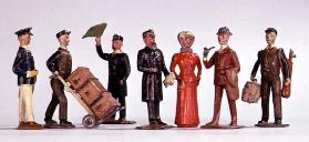 Model Railway Figures, c.1908 (lead) C18th