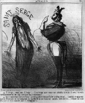 Nikolaus I. u.Hl.Sergius / Kar.v.Daumier