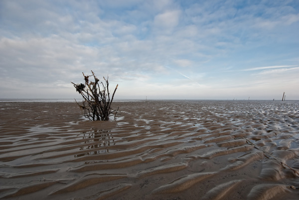 Wattenmeer bei Cuxhaven von 