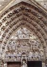 Portal of the Virgin, west facade, c.1155-c.1235 (photo) 1887