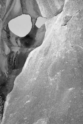 Rocks at Idar (b/w photo) 