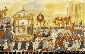 State Procession Of Raja Tulsaji Of Tanjore