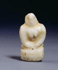 Seated figurine from Antalya, Turkey, Late Neolithic, c.2000 BC (marble) 1315