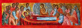 The Dormition of the Mother of God Greek icon