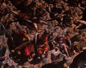 Tintoretto, Paradies, Ausschnitt