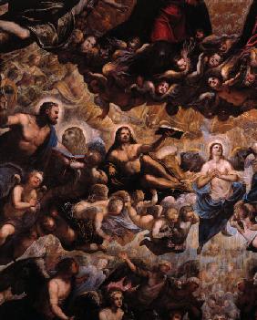 Tintoretto, Paradies, Ausschnitt