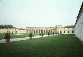 The Exedra, design attributed to Nicolo Sebregondi, c.1651 (photo) 1884