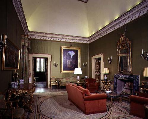The 'Salotto Verde' (Green Room) designed for Cardinal Pietro Aldobrandini by Giacomo della Porta (1 von 