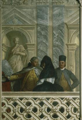 Venedig, Pal.Grassi, Fresko Morlaiter