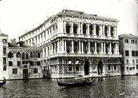 View of Palazzo Pesaro or the Ca' Pesaro, designed by Baldassare Longhena (1598-1682) (b/w photo) 15th