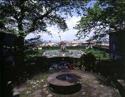 View of the garden and fountains, designed for Cardinal Giovanni Francesco Gambara by Giacamo Vignol C18th