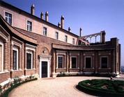 View of the garden front, detail of the entrance, designed for Giuliano de'Medici (1478-1534) by Raf C16th