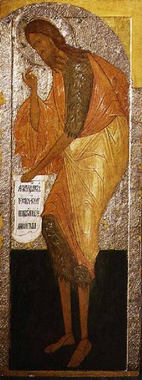 St. John the Forerunner, Russian icon from an iconostasis in the Antoniev Monastery 16th centu