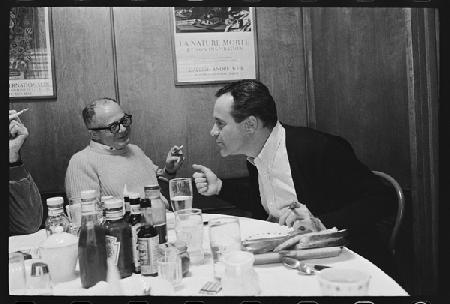 Billy Wilder and Jack Lemmon on the set of The Fortune Cookie 1966