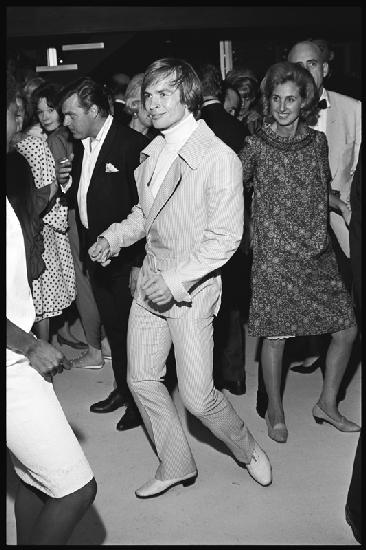 Rudolf Nureyev at a Malibu house party 1965