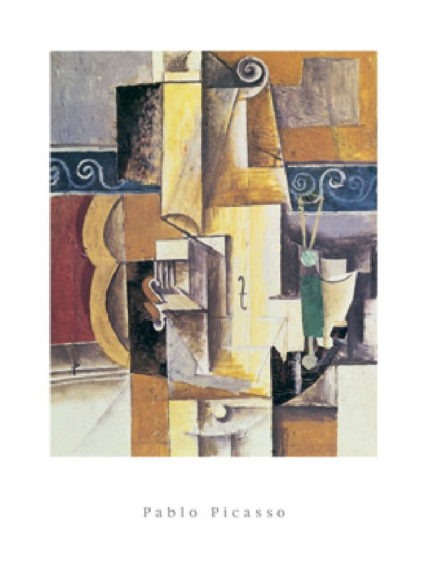 Violin and Guitar - Pablo Picasso als Kunstdruck oder Gemälde.