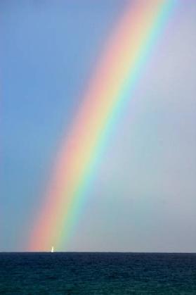 Segeltour in den Regenbogen