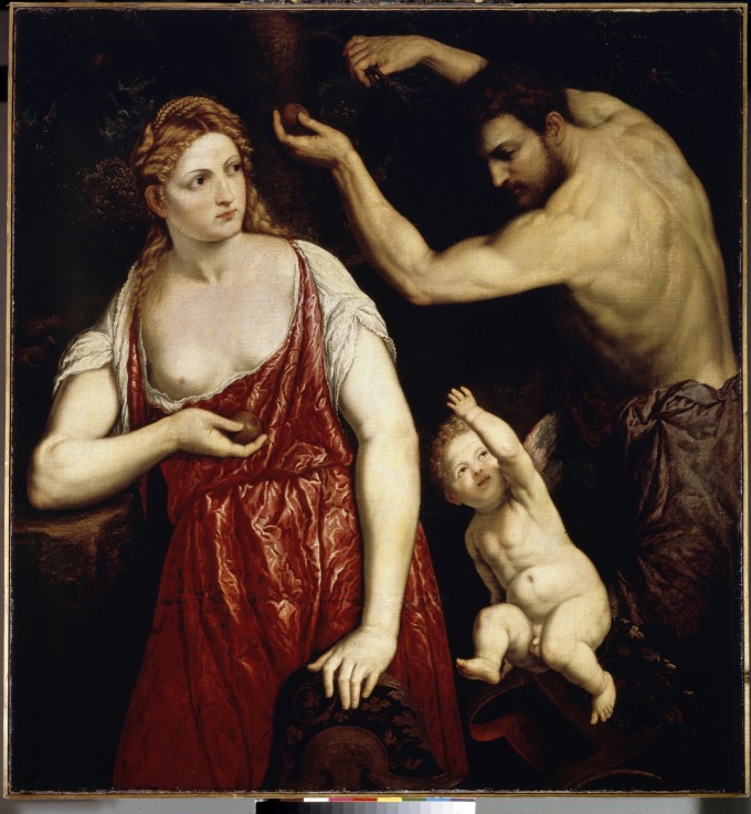 Venus und Mars von Paris Bordone