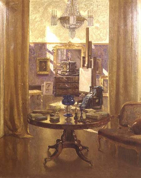 The Artist's Studio von Patrick William Adam