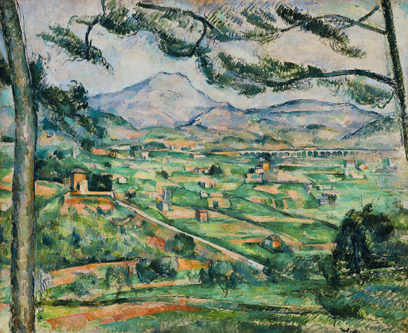 Montagne Sainte-Victoire von Paul Cézanne