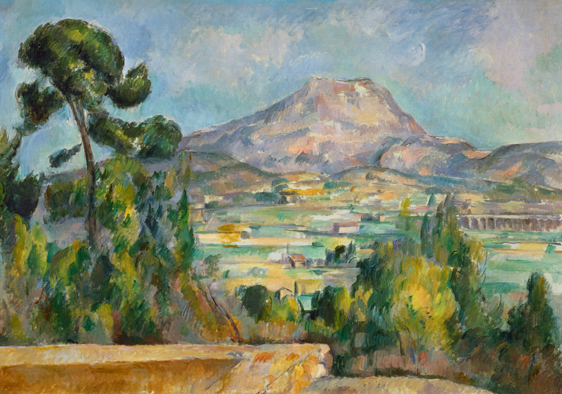 Montagne Sainte-Victoire von Paul Cézanne