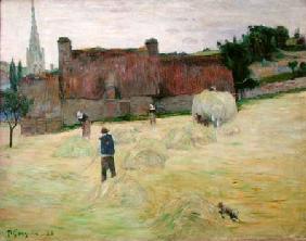 Haymaking in Brittany 1888