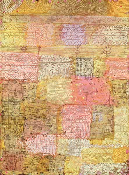 Florentine residential district, 1926 (no 223) (oil on cardboard)  von Paul Klee