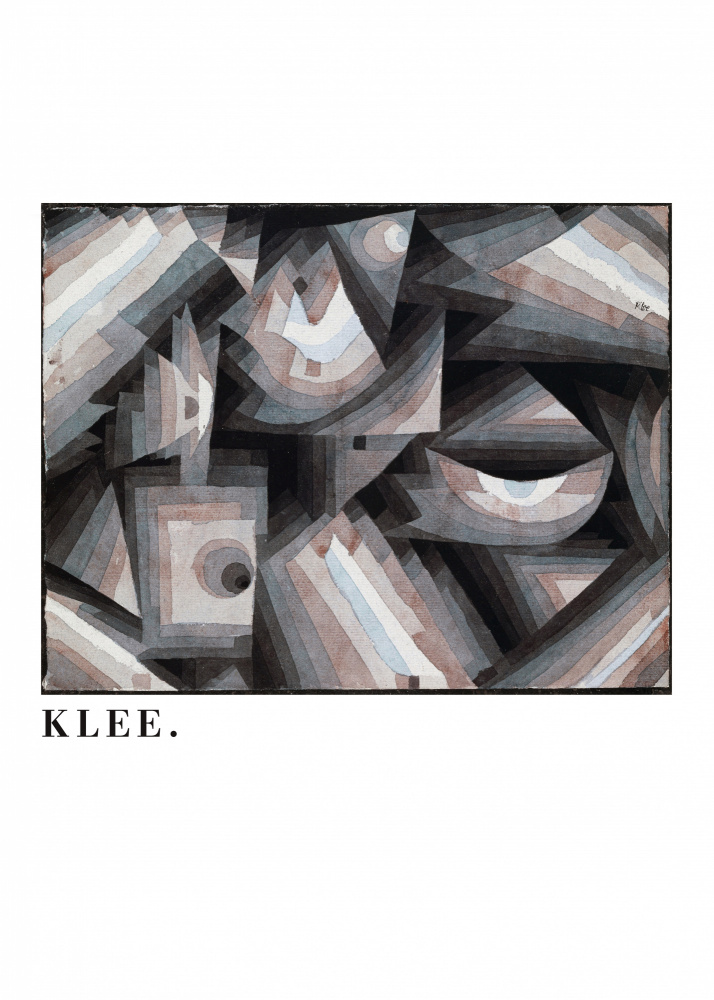 Kristallabstufung 1921 von Paul Klee