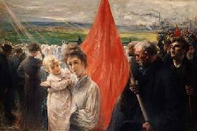 A Strike at Saint-Ouen 1908