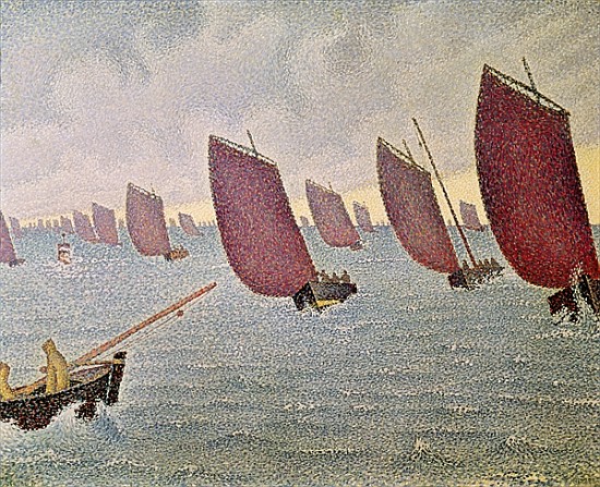 Breeze, Concarneau von Paul Signac