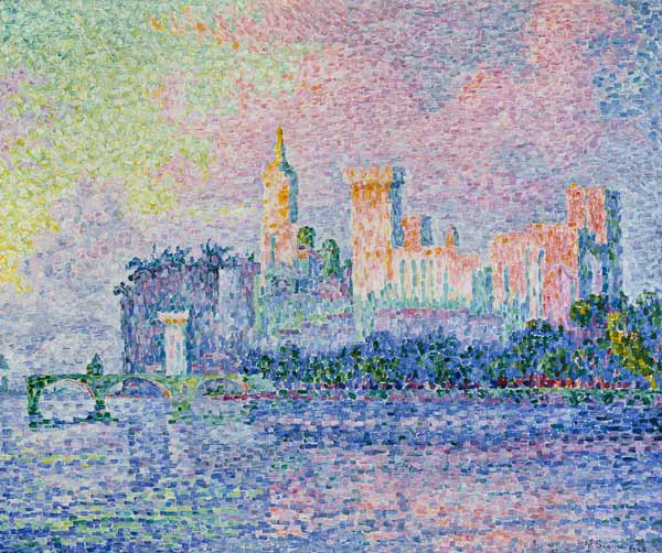 Chateau des Papes, Avignon von Paul Signac