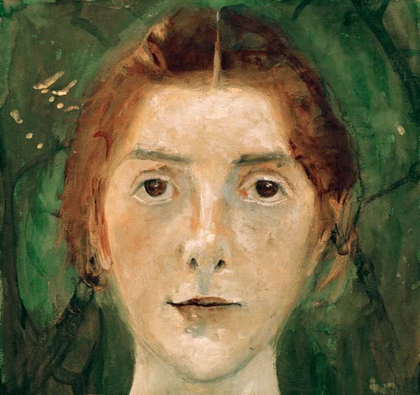 Selbstbildn.1897 von Paula Modersohn-Becker