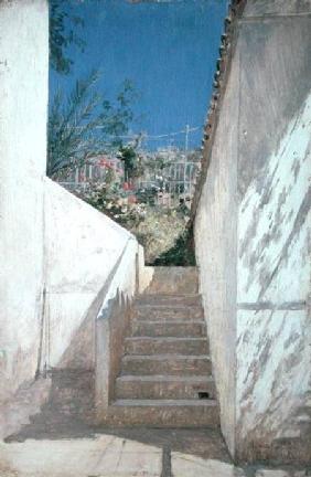 Steps in a Garden, Algeria 1883