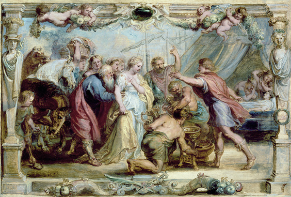 Briseis Given back to Achilles, 1630/1631 von Peter Paul Rubens