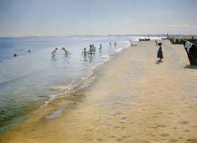 Sommertag am Südstrand von Skagen 1884