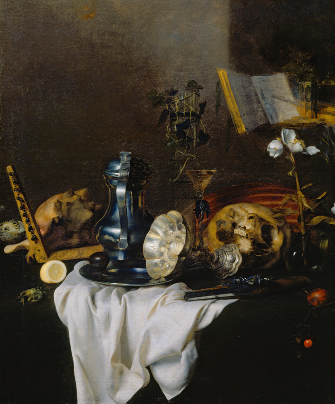 Vanitas-Stillleben von Peter Willebeeck