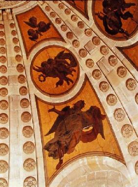 Detail of angels from the dome built 1635