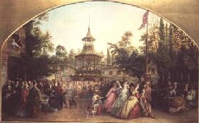 Dancing Platform at Cremorne Gardens 1864