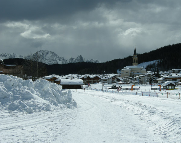 Paesaggio Montano Innevato a Padola von Andrea Piccinini