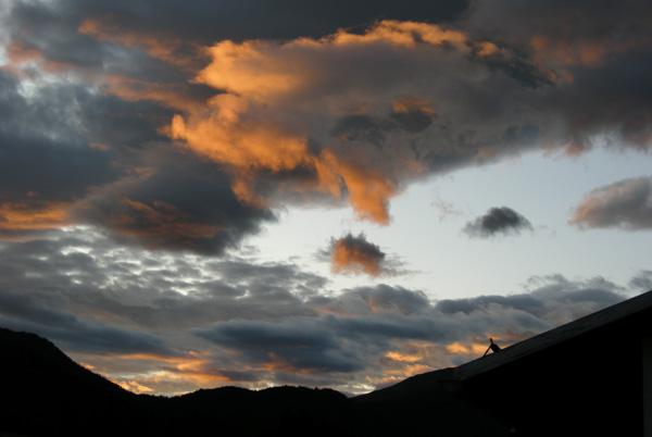 Nuvole al Tramonto in Montagna Padola 2008