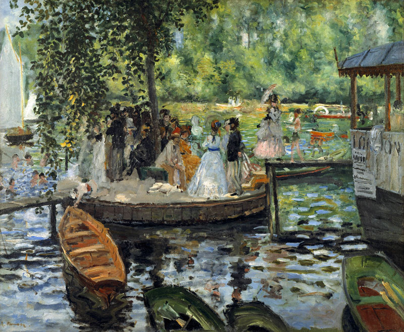 La Grenouillere von Pierre-Auguste Renoir