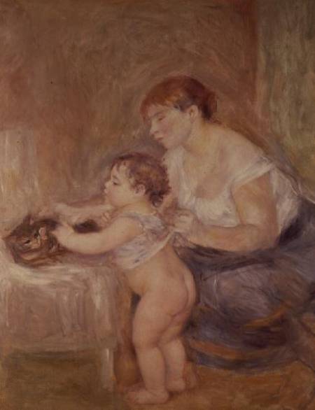Mother and Child von Pierre-Auguste Renoir