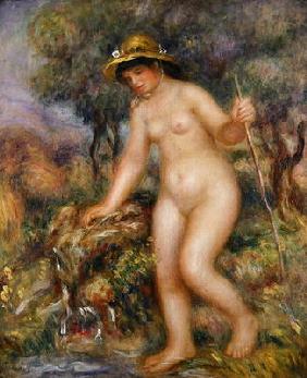 La Source or Gabrielle Nue (oil on canvas) 19th