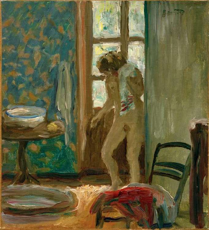 La Toilette. Nu à la serviette von Pierre Bonnard