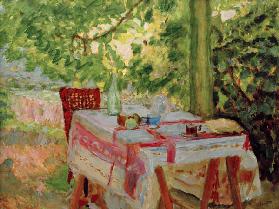 La Table servie sous le tilleul 1920