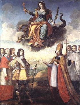 Entry of Louis XIII (1601-43) King of France and Navarre, into La Rochelle 1st Novemb