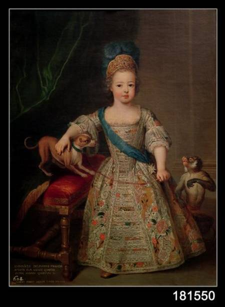 Louis XV (1710-74) as a child von Pierre Gobert
