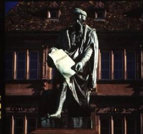 Statue of Johannes Gutenberg (c.1400-66) 1840