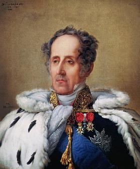 Portrait of Francois Rene (1768-1848) Vicomte de Chateaubriand 1828