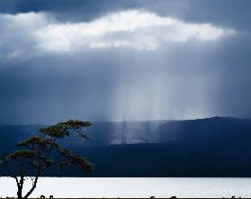 Clouds over lake Naivasha